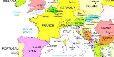 ევროპის რუკა გვიჩვენებს, ლუქსემბურგი