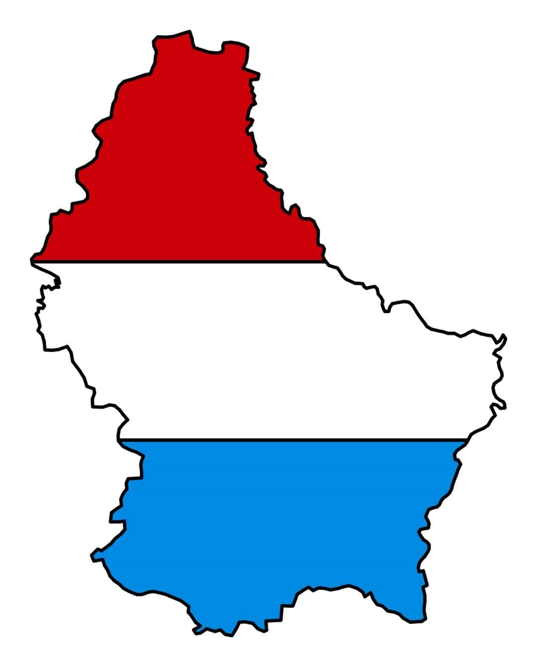რუკა ლუქსემბურგის დროშა