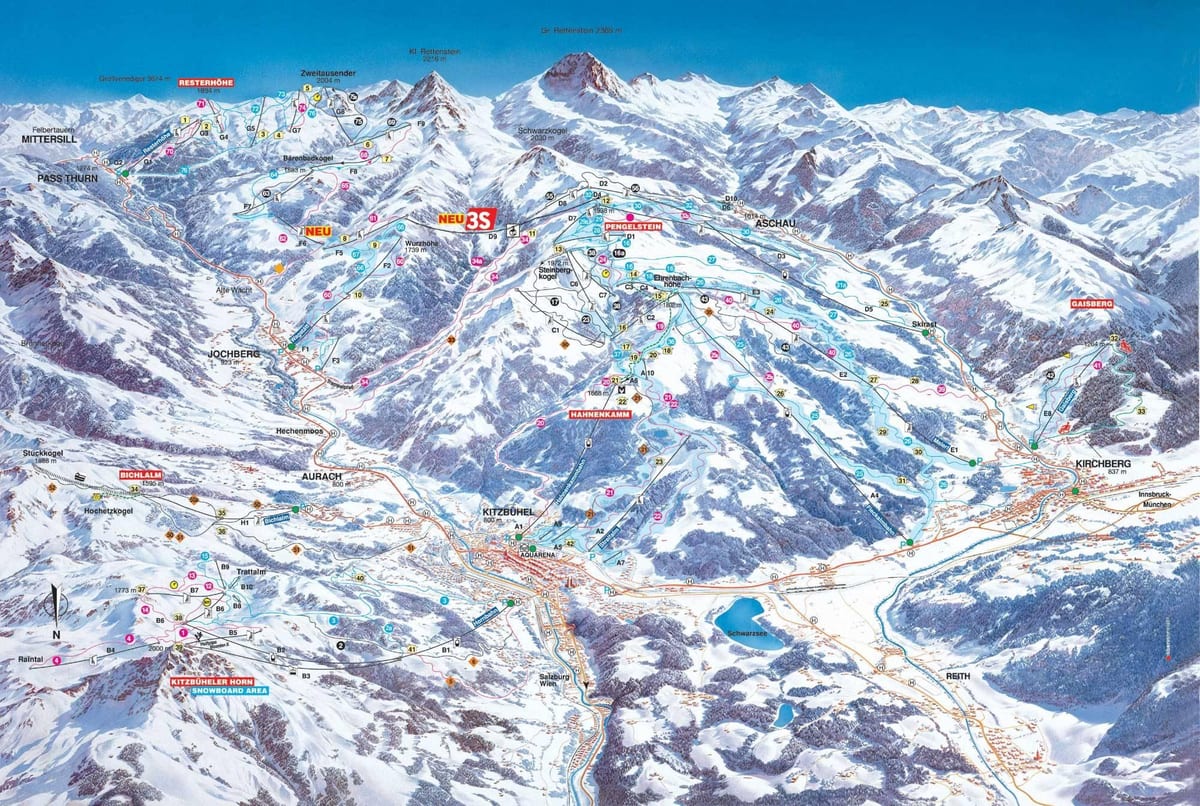 რუკა kirchberg ლუქსემბურგი